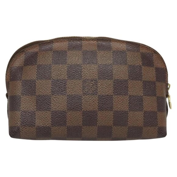 LOUIS VUITTON Damier Ebene Pochette Cosmetic PM Pouch - Picture 2 of 16